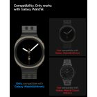 Samsung Galaxy Watch 8 (44mm) Kijelzővédő Üvegfólia - Spigen Glas.tR EZ Fit x 2 db