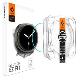   Samsung Galaxy Watch 8 (40mm) Kijelzővédő Üvegfólia - Spigen Glas.tR EZ Fit x 2 db