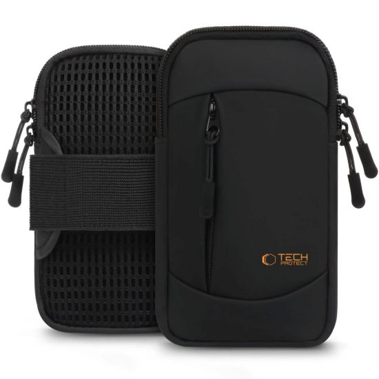 Tech-Protect M6 Univerzális Sport Karpánt - Fekete-Narancs