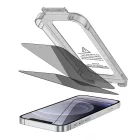 iPhone 12 / 12 Pro Kijelzővédő Üvegfólia - Tech-Protect Quick Set Spy+ Privacy x 2 db