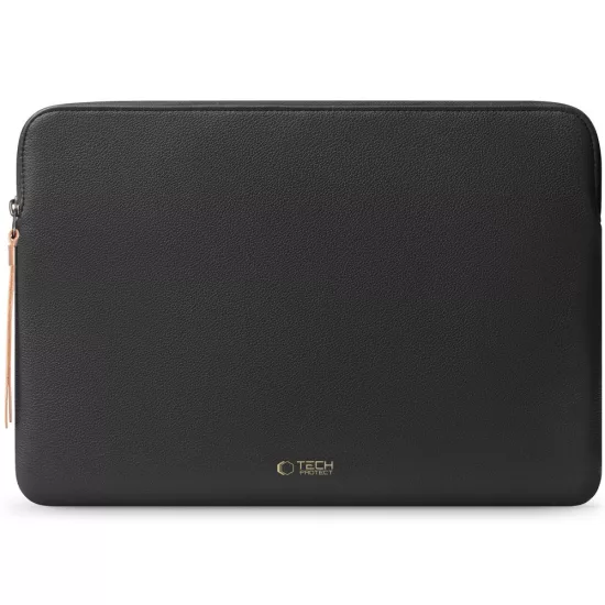 Tech-Protect Fleece Laptop Tok 15-16" - Fekete