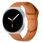 Samsung Galaxy Watch 8 / Classic (40/44/46mm) Szíj - Tech-Protect Leatherfit - Barna
