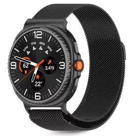   Samsung Galaxy Watch 8 / Classic (40/44/46mm) Szíj - Tech-Protect MilaneseBand - Fekete