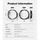 Samsung Galaxy Watch 8 Classic (46mm) Tok - Ringke Slim x 2 db - Átlátszó & Fekete