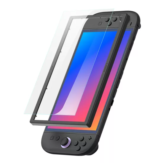 Nintendo Switch 2 Kijelzővédő Üvegfólia - Dux Ducis HD Tempered Glass + Szerelőkeret