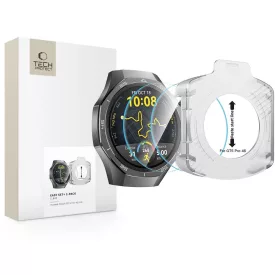   Huawei Watch GT 5 Pro (46mm) - Kijelzővédő Üvegfólia - Tech-Protect Easy Set+ x 2 db