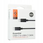 Spigen EB6020CC USB-C - USB-C Kábel - 2m 3A 60W - Fekete