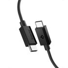 Spigen EB6010CC USB-C - USB-C Kábel - 1m 3A 60W - Fekete