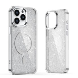 iPhone 17 Pro Max Tok - Glitter Case MagSafe - Áttetsző