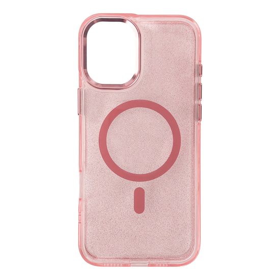 iPhone 17 Pro Max Tok - Glitter Case MagSafe - Pink
