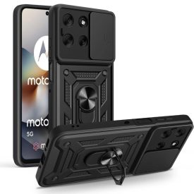 Motorola Moto G56 5G Tok - Tech-Protect CamShield Pro - Fekete   Motorola Moto G56 5G Tok - Tech-Protect CamShield Pro - Fekete