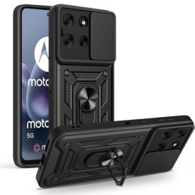 Motorola Moto G86 5G Tok - Tech-Protect CamShield Pro - Fekete   Motorola Moto G86 5G Tok - Tech-Protect CamShield Pro - Fekete