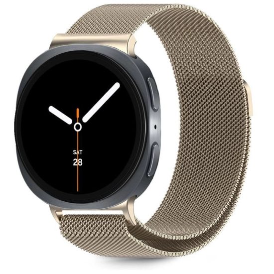 Samsung Galaxy Watch 8 / Classic (40/44/46mm) Szíj - Tech-Protect MilaneseBand - Arany