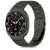 Samsung Galaxy Watch 8 / Classic (40/44/46mm) Szíj - Tech-Protect Stainless Steel - Fekete