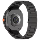 Samsung Galaxy Watch 8 / Classic (40/44/46mm) Szíj - Tech-Protect Stainless Steel - Fekete