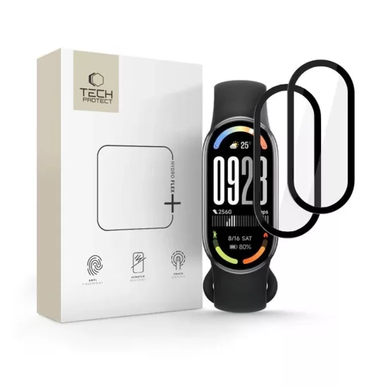 Xiaomi Smart Band 10 / 10 NFC Kijelzővédő Fólia - Tech-Protect Glass Flex+ Hybrid Glass x 2 db