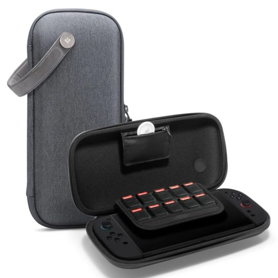 Nintendo Switch 2 Hordtok - Spigen Klasden Pouch Renewed - Szürke