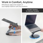 Spigen LD204H Állvány és Hub 6-in-1 - Szürke