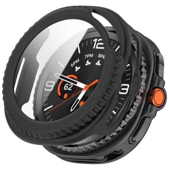 Samsung Galaxy Watch 8 Classic (46mm) Tok Kijelzővédővel - Tech-Protect Defense - Fekete
