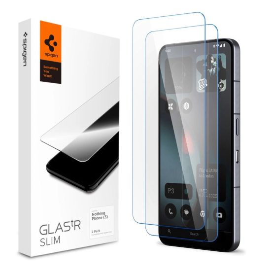 Nothing Phone 3 Kijelzővédő Üvegfólia - Spigen Glas.tR Slim x 2 db