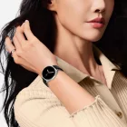Samsung Galaxy Watch 8 / Classic (40/44/46mm) Szíj - Tech-Protect Nylon Stripe - Fekete-Narancs