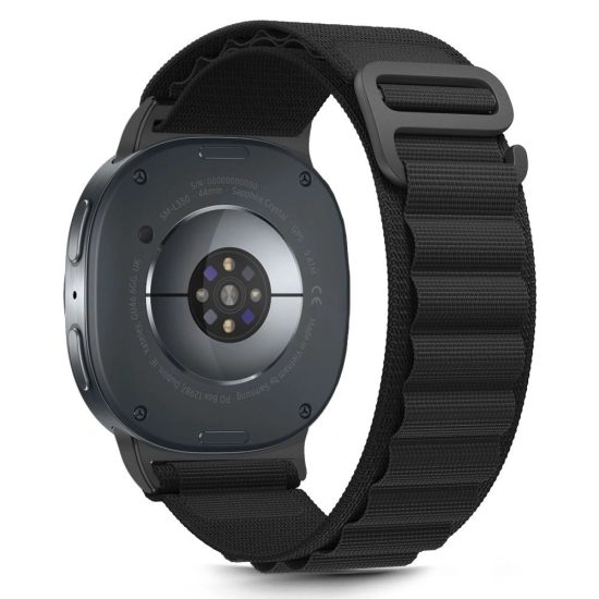 Samsung Galaxy Watch 8 / Classic (40/44/46mm) Szíj - Tech-Protect Nylon Pro - Fekete