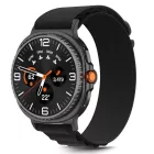 Samsung Galaxy Watch 8 / Classic (40/44/46mm) Szíj - Tech-Protect Nylon Pro - Fekete