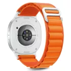 Samsung Galaxy Watch 8 / Classic (40/44/46mm) Szíj - Tech-Protect Nylon Pro - Narancs