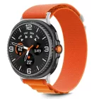 Samsung Galaxy Watch 8 / Classic (40/44/46mm) Szíj - Tech-Protect Nylon Pro - Narancs
