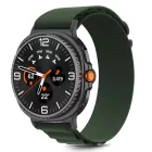 Samsung Galaxy Watch 8 / Classic (40/44/46mm) Szíj - Tech-Protect Nylon Pro - Zöld