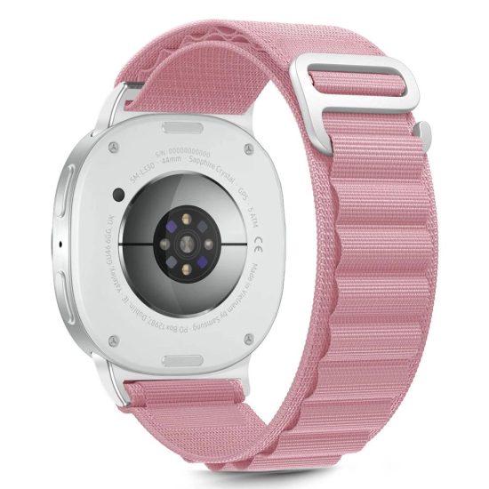 Samsung Galaxy Watch 8 / Classic (40/44/46mm) Szíj - Tech-Protect Nylon Pro - Pink