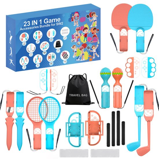 Nintendo Switch 23-in-1 Családi Kiegészítő Csomag - Narancs-Kék