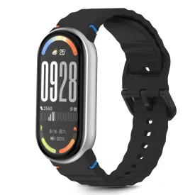   Xiaomi Smart Band 8 / 9 / 10 / NFC Szíj - Tech-Protect Silicone Sport - Fekete
