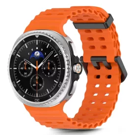   Samsung Galaxy Watch 8 / Classic (40/44/46mm) Szíj - Tech-Protect IconBand Pro - Narancs