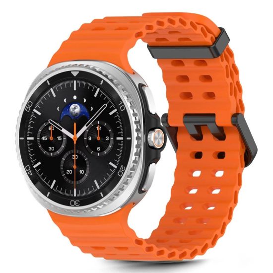 Samsung Galaxy Watch 8 / Classic (40/44/46mm) Szíj - Tech-Protect IconBand Pro - Narancs