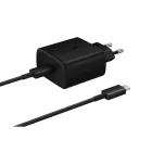 Samsung Hálózati Töltő 45W - USB-C + C-C Kábel - Fóliatasakban - Fekete