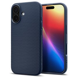 iPhone 17 Tok - Spigen Liquid Air - Kék iPhone 17 Tok - Spigen Liquid Air - Kék