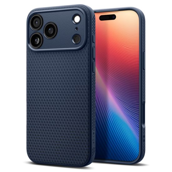 iPhone 17 Pro Tok - Spigen Liquid Air - Kék