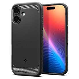 iPhone 17 Tok - Spigen Rugged Armor MagFit - Fekete iPhone 17 Tok - Spigen Rugged Armor MagFit - Fekete