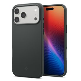 iPhone 17 Pro Tok - Spigen Silicone Fit MagFit - Zöld iPhone 17 Pro Tok - Spigen Silicone Fit MagFit - Zöld