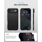 iPhone 17 Air Tok - Spigen Thin Fit MagFit - Fekete