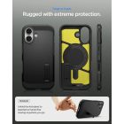 iPhone 17 Tok - Spigen Tough Armor T MagFit - Fekete