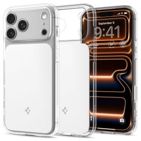 iPhone 17 Pro Tok - Spigen Ultra Hybrid T MagFit - Átlátszó-Fehér   iPhone 17 Pro Tok - Spigen Ultra Hybrid T MagFit - Átlátszó-Fehér