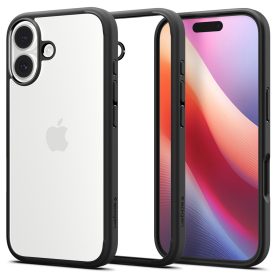 iPhone 17 Tok - Spigen Ultra Hybrid - Átlátszó-Fekete iPhone 17 Tok - Spigen Ultra Hybrid - Átlátszó-Fekete