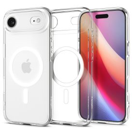 iPhone 17 Air Tok - Spigen Ultra Hybrid MagFit - Átlátszó-Fehér   iPhone 17 Air Tok - Spigen Ultra Hybrid MagFit - Átlátszó-Fehér
