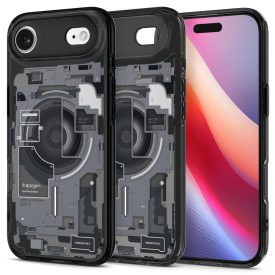iPhone 17 Air Tok - Spigen Ultra Hybrid MagFit - Zero One Fekete   iPhone 17 Air Tok - Spigen Ultra Hybrid MagFit - Zero One Fekete