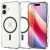 iPhone 17 Tok - Spigen Ultra Hybrid MagFit - Átlátszó-Szürke