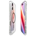iPhone 17 Tok - Spigen Ultra Hybrid MagFit - Átlátszó-Szürke