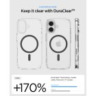 iPhone 17 Tok - Spigen Ultra Hybrid MagFit - Átlátszó-Szürke