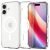 iPhone 17 Tok - Spigen Ultra Hybrid MagFit - Átlátszó-Fehér